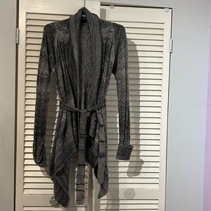 Buffalo knitted cardigan with belt